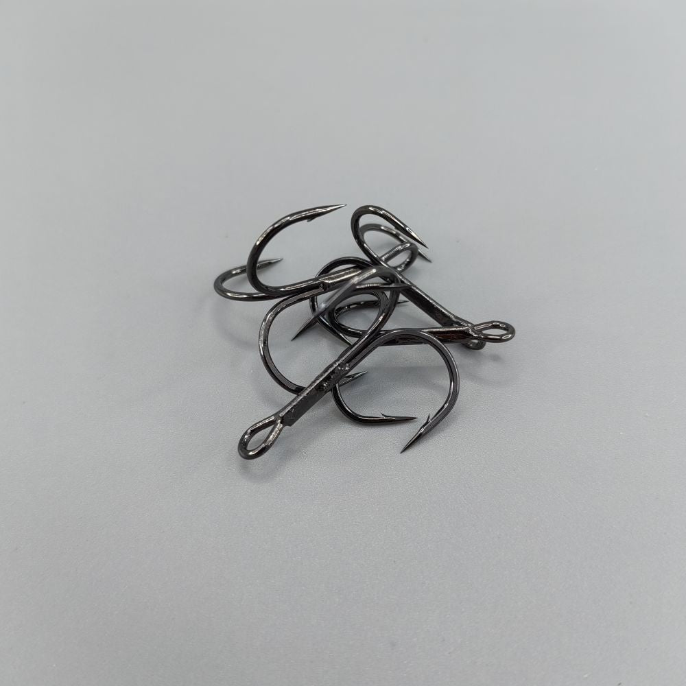 BKK 1x Strong Black Nickle Treble Hooks