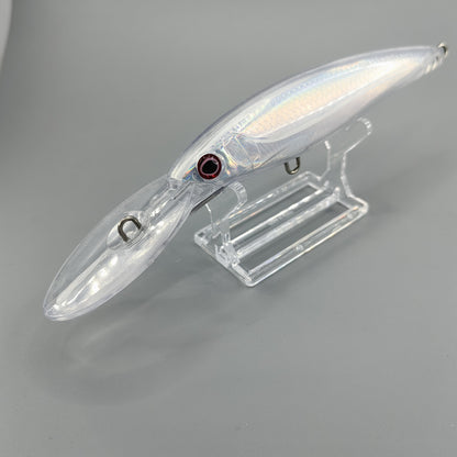 M018 190mm / 220mm Unpainted Minnow Plastic Fishing Lure Blank