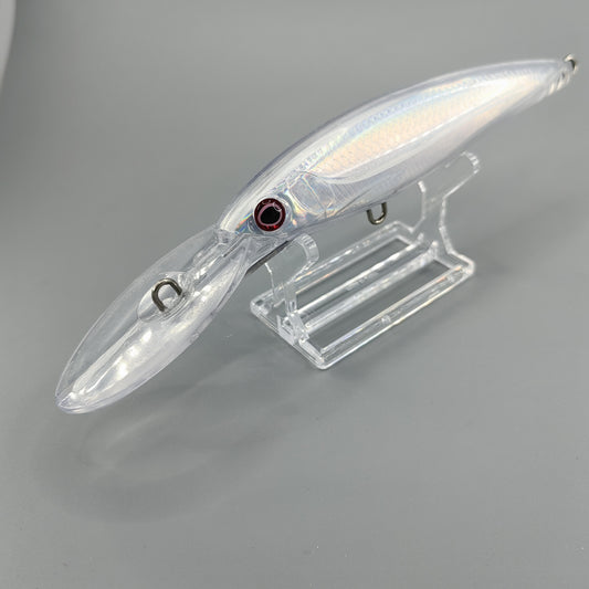 M018 190mm / 220mm Unpainted Minnow Plastic Fishing Lure Blank