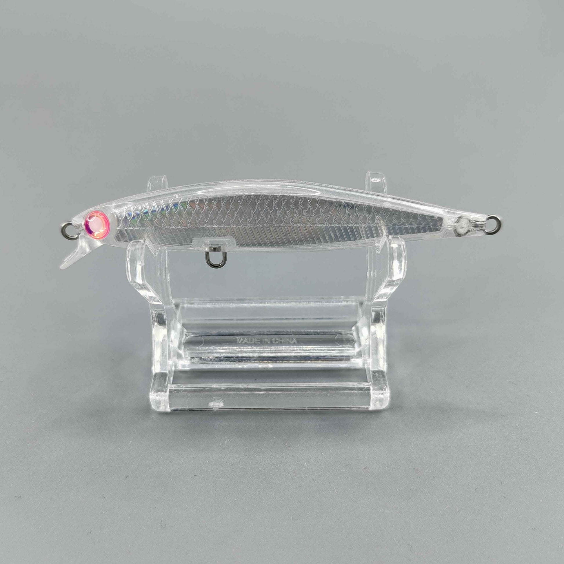 M071 80mm 4.1g Unpainted Minnow Plastic Fishing Lure Blank