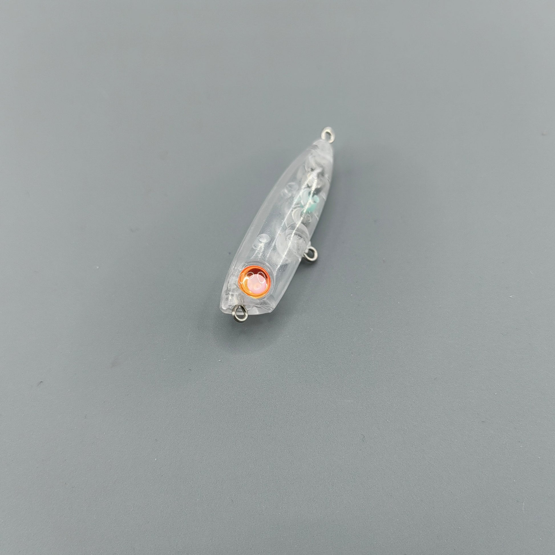 T024 45mm 3g Unpainted Topwater Plastic Fishing Lure Blank