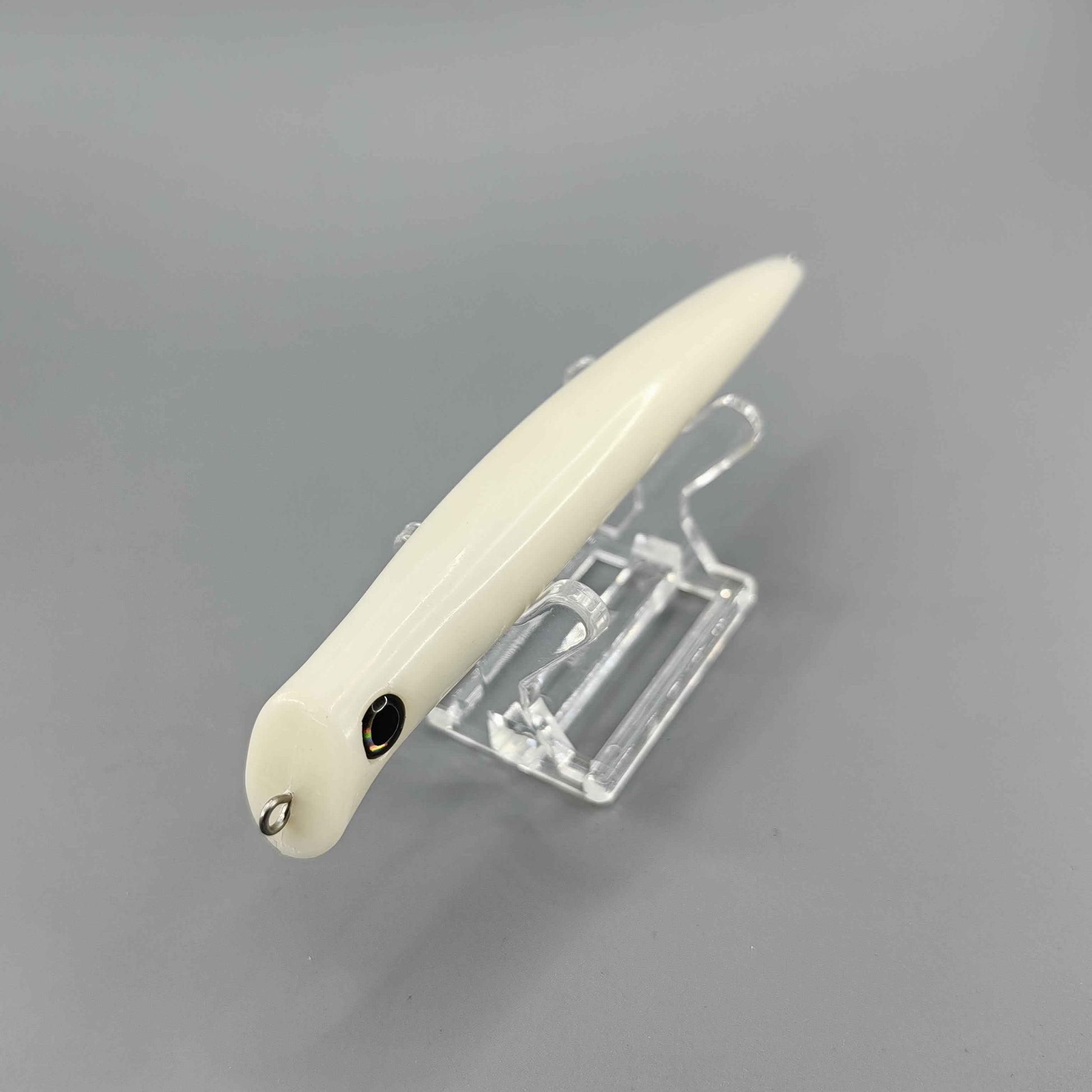 T019 130mm 12.6g Unpainted Topwater Plastic Fishing Lure Blank