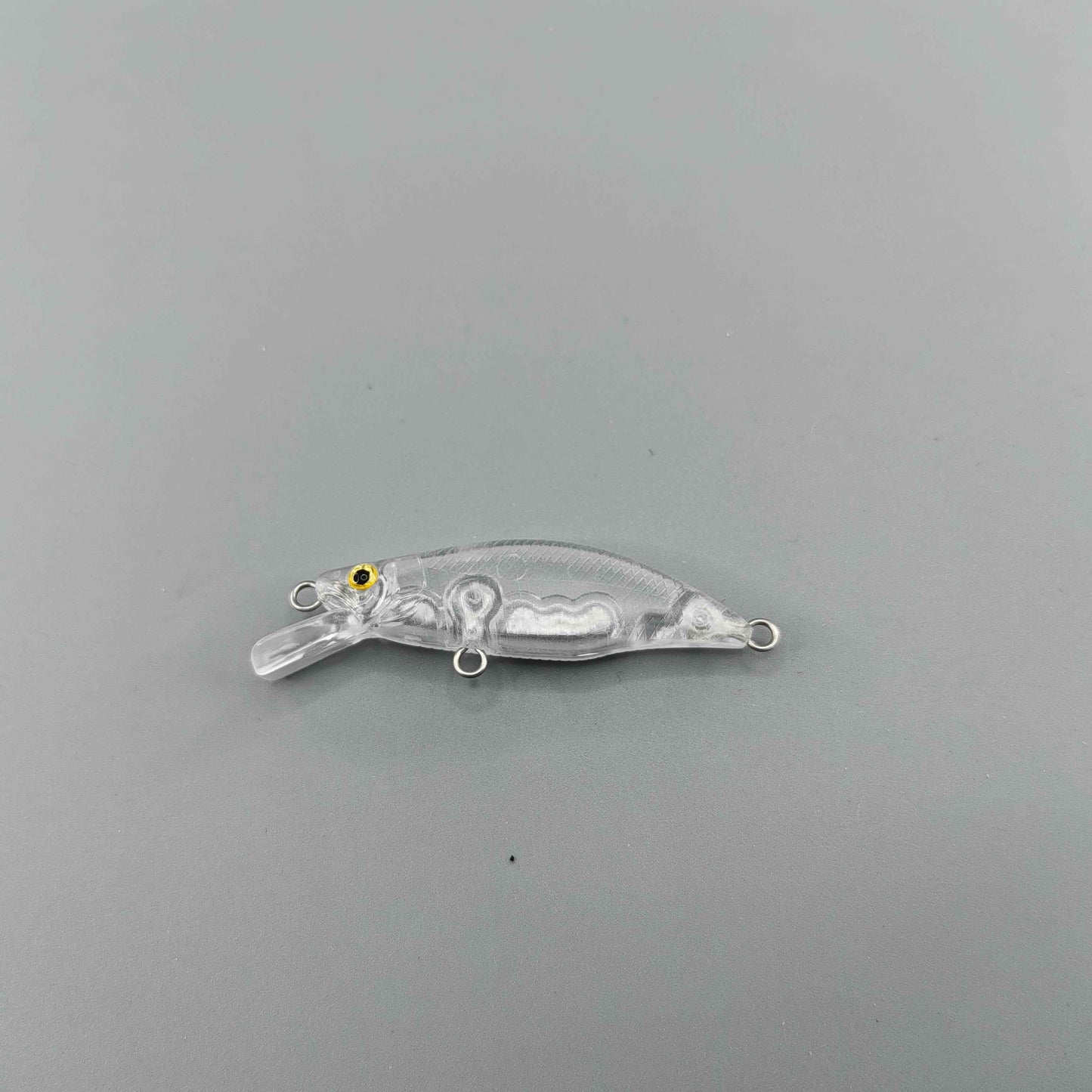 M074 50mm 3.2g Unpainted Minnow Plastic Fishing Lure Blank