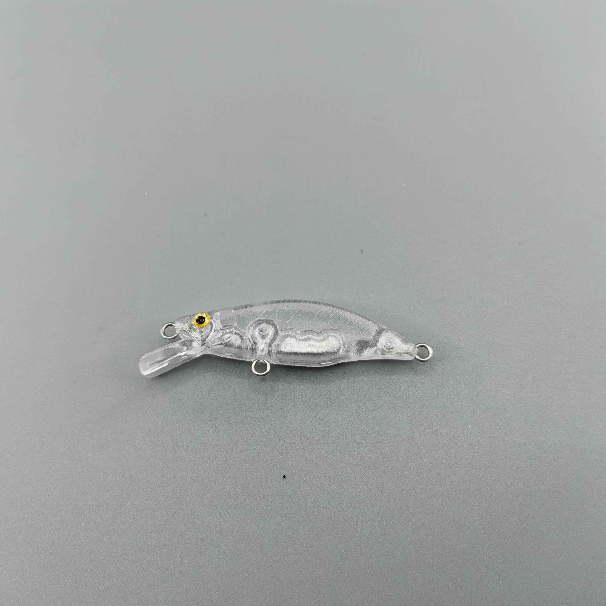 M074 50mm 3.2g Unpainted Minnow Plastic Fishing Lure Blank