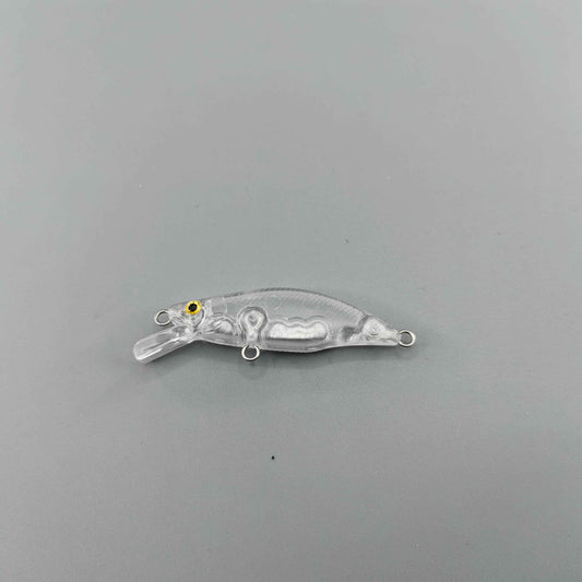 M074 50mm 3.2g Unpainted Minnow Plastic Fishing Lure Blank
