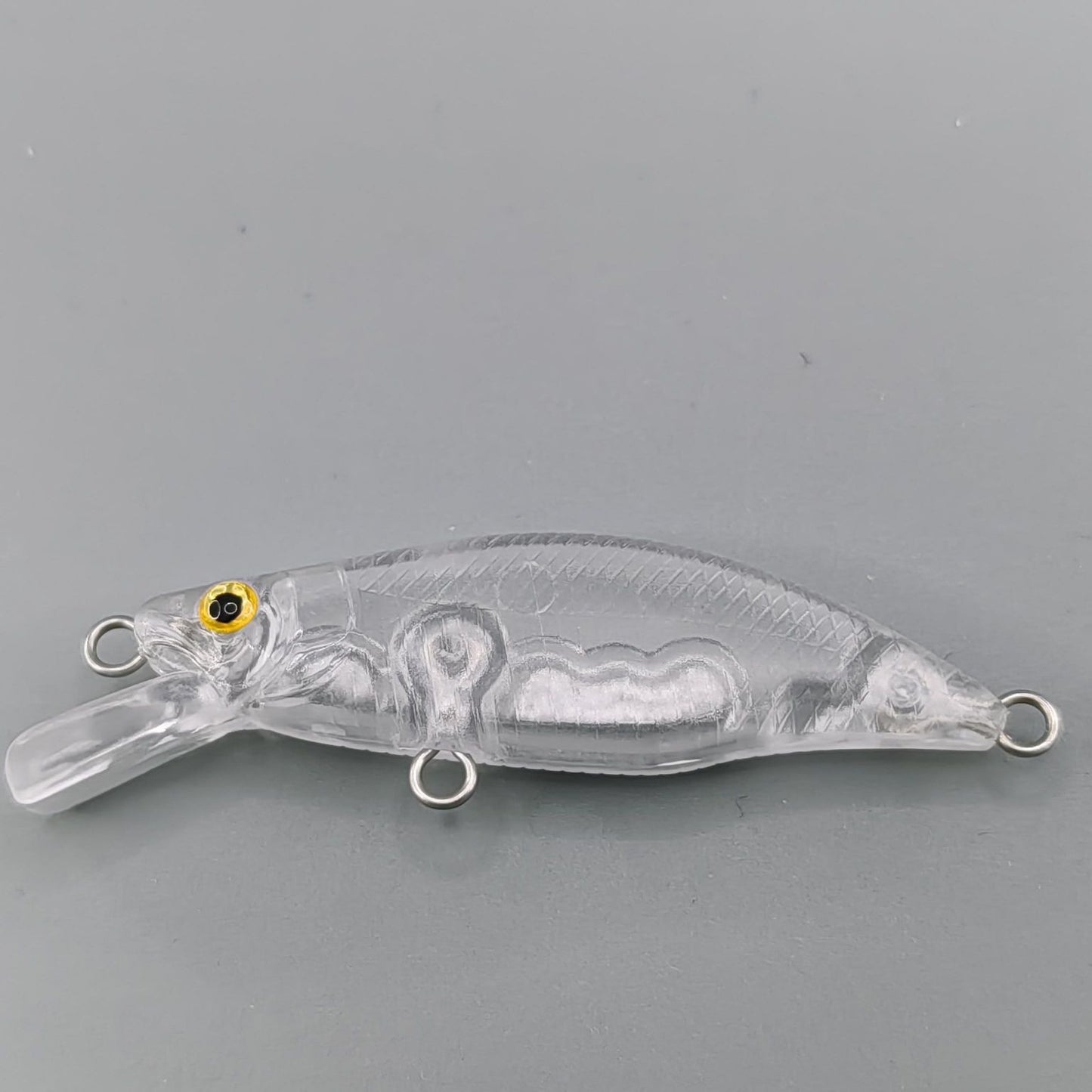 M074 50mm 3.2g Unpainted Minnow Plastic Fishing Lure Blank