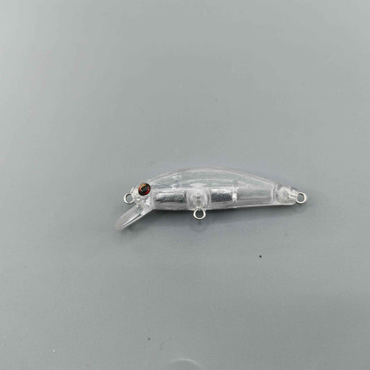 M059 55mm 5.7g Unpainted Minnow Plastic Fishing Lure Blank