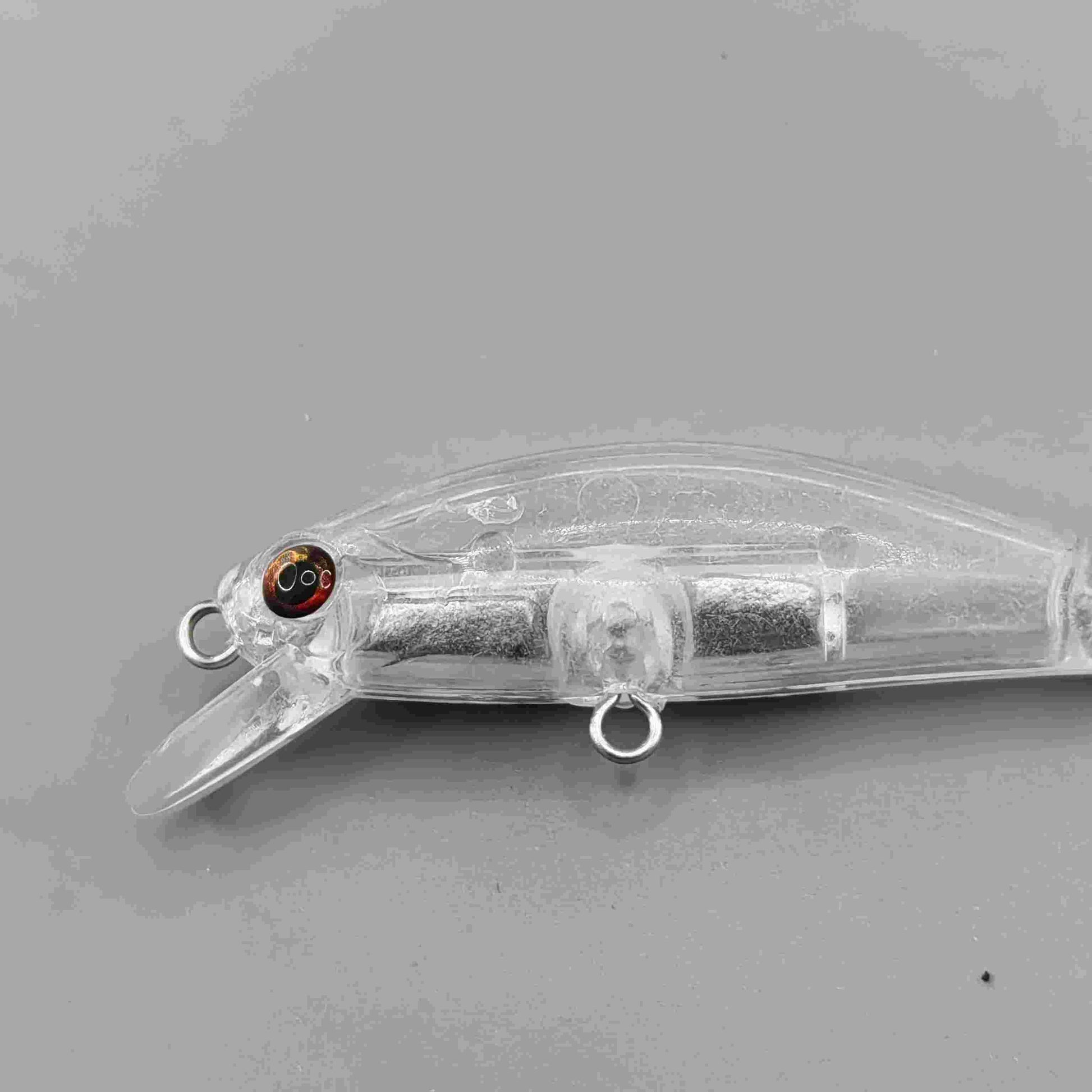 M059 55mm 5.7g Unpainted Minnow Plastic Fishing Lure Blank