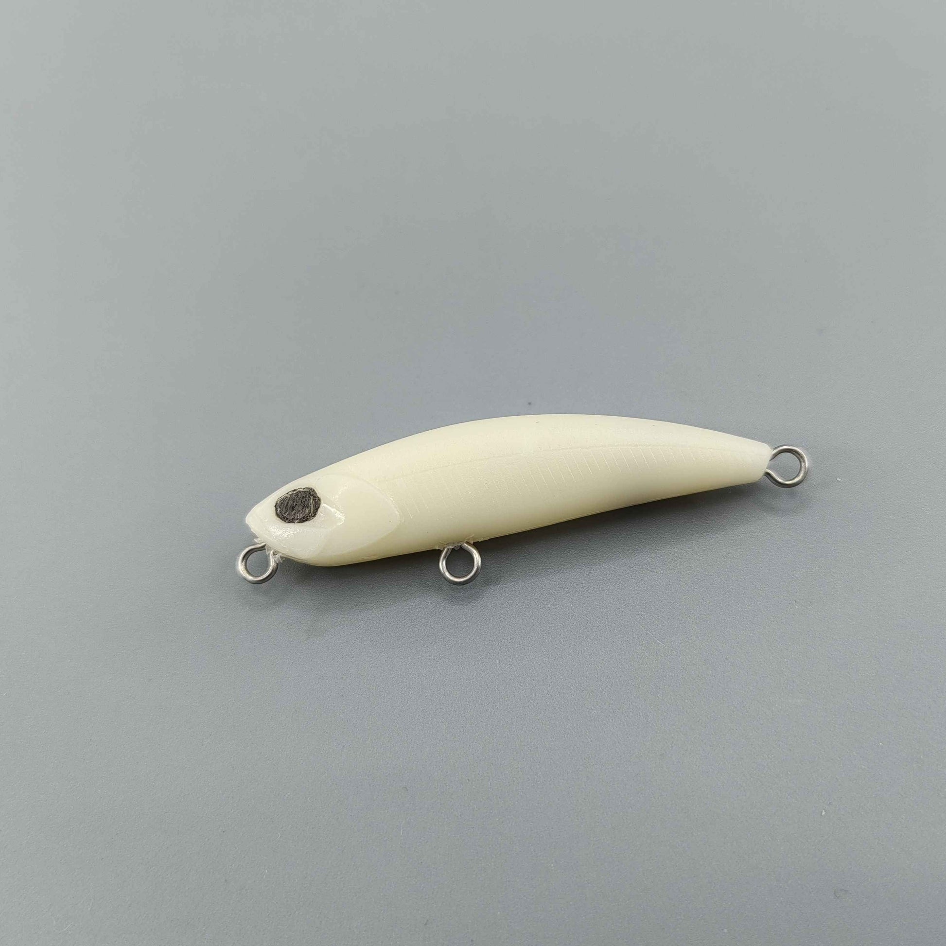 S009 50mm 2.5g Unpainted Sinking Pencil Plastic Fishing Lure Blank