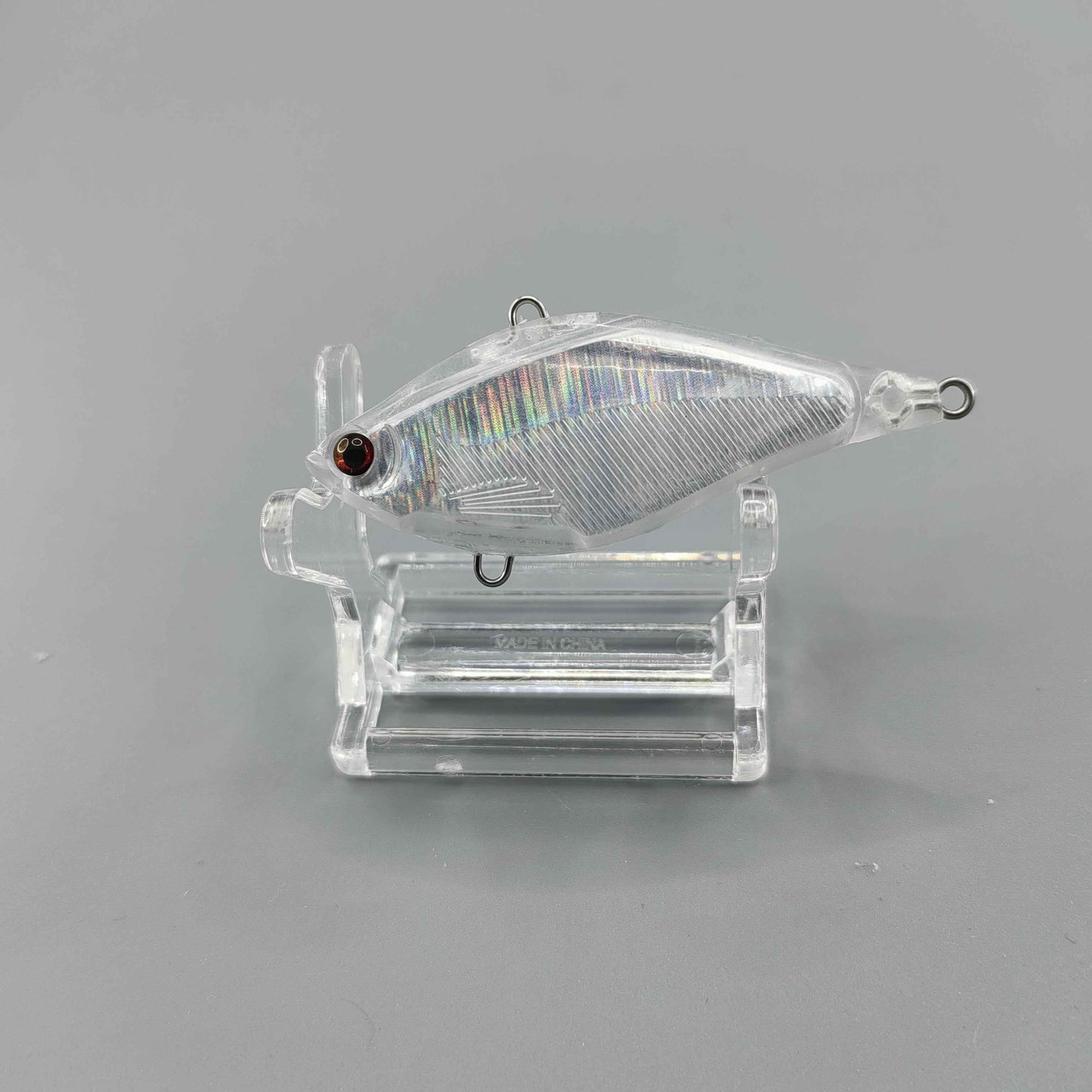 L006 60mm 11.3g Unpainted Sinking Lipless Plastic Fishing Lure Blank