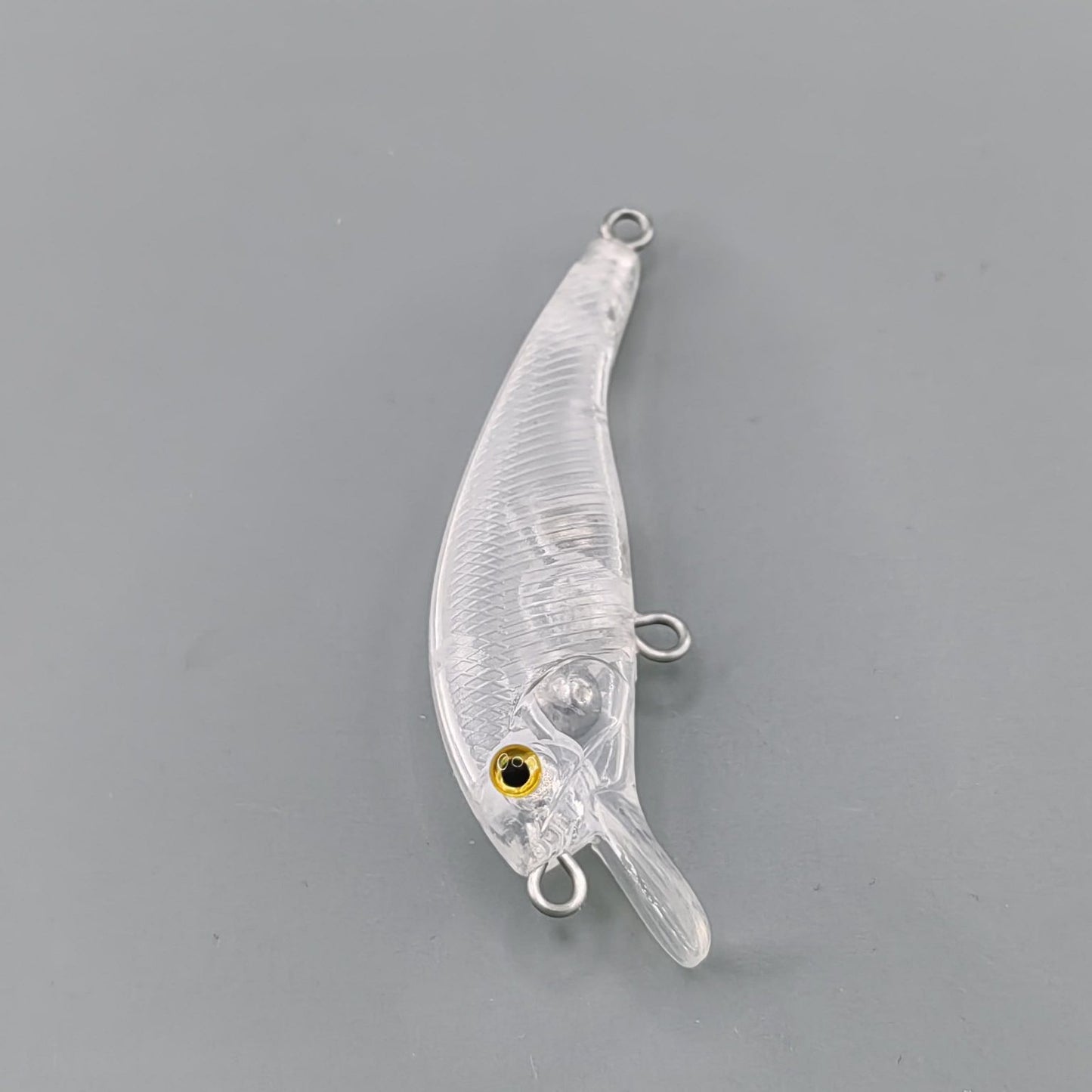 M022 50mm 3g Unpainted Minnow Plastic Fishing Lure Blank