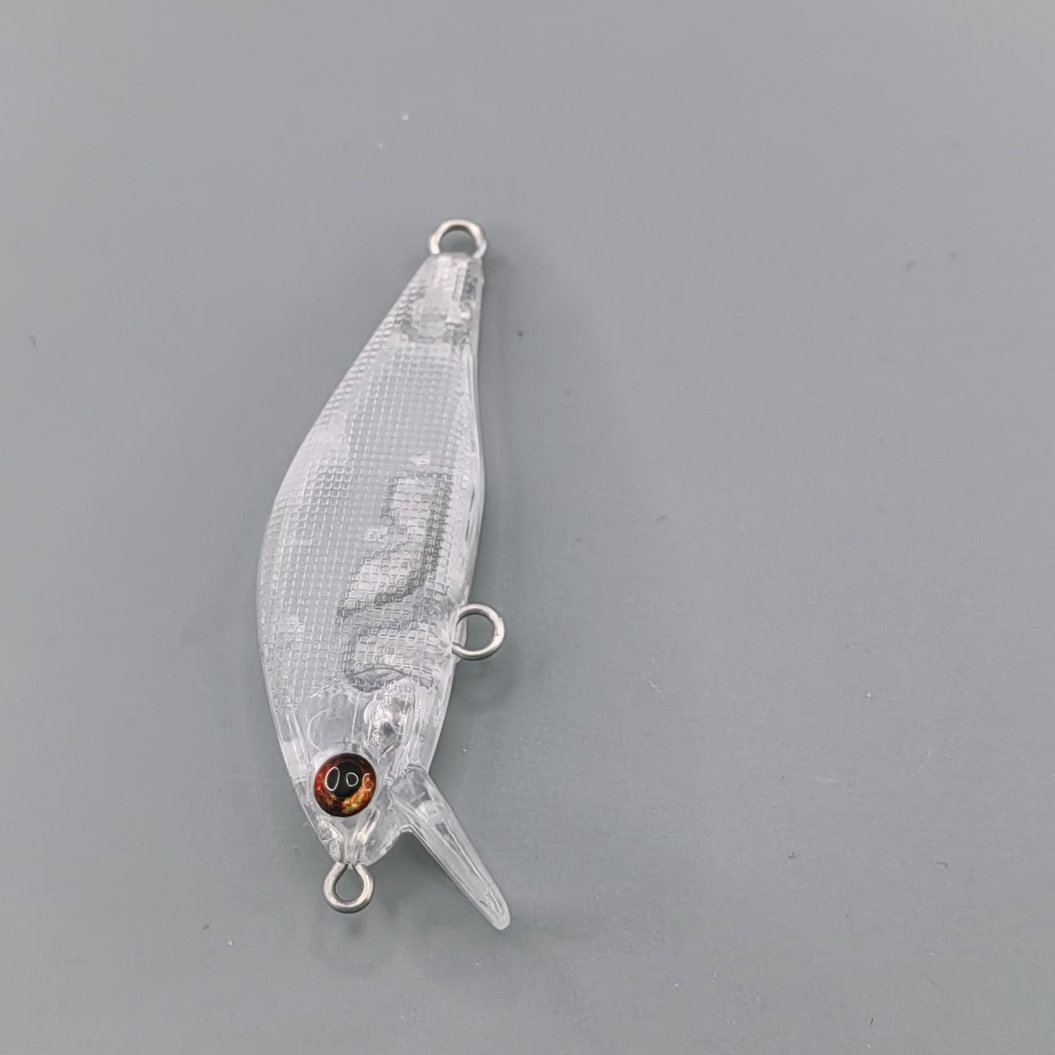 M020 45mm 3.6g Unpainted Minnow Plastic Fishing Lure Blank