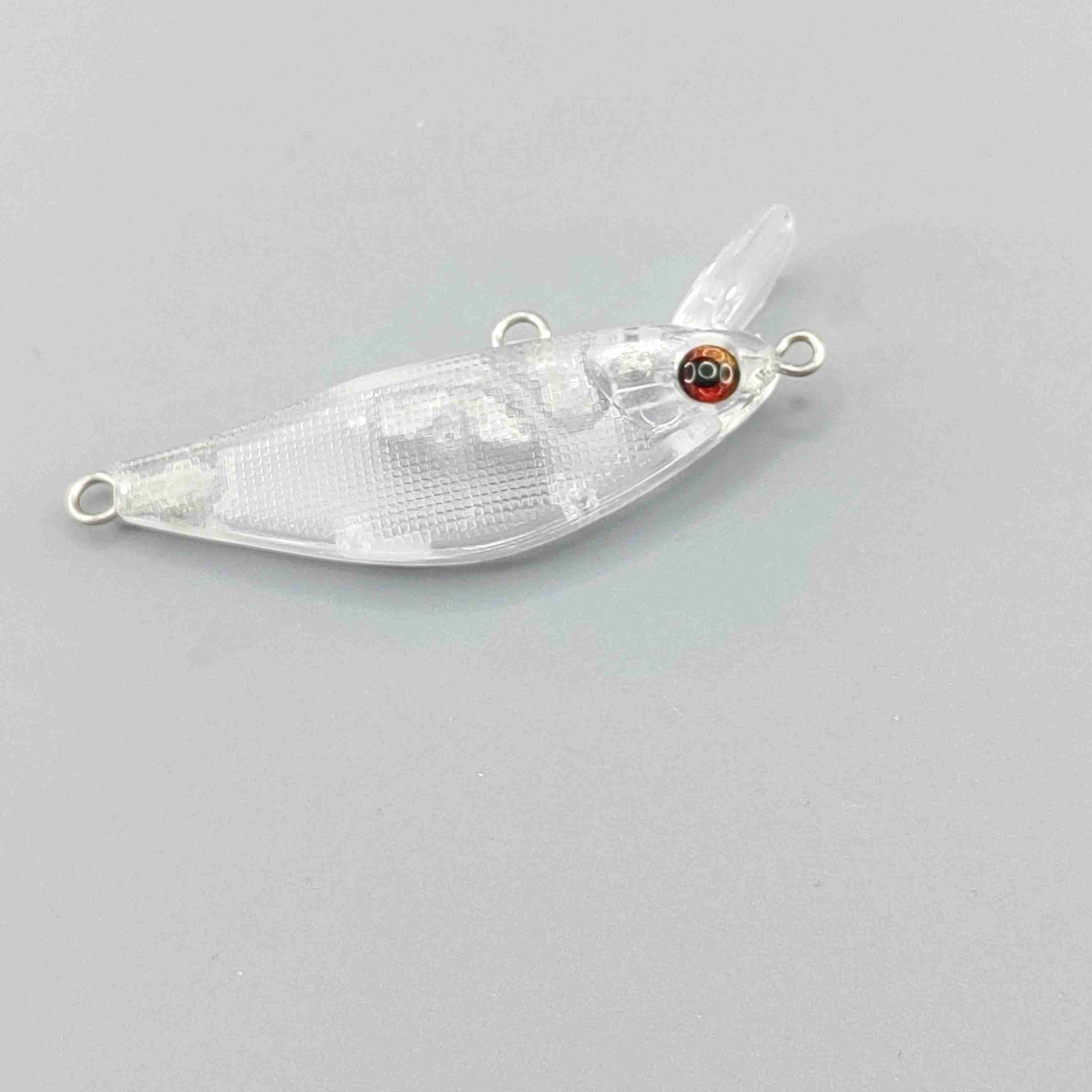 M020 45mm 3.6g Unpainted Minnow Plastic Fishing Lure Blank