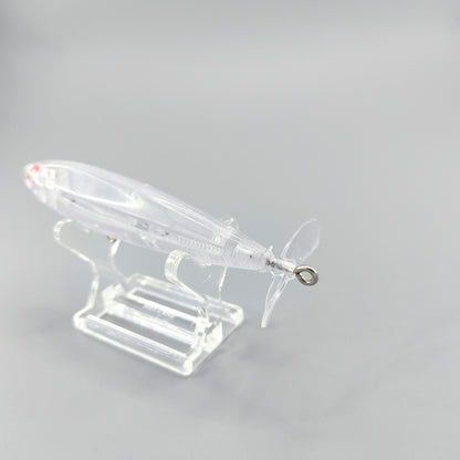 T012 YO-ZURI 3DB PROP Unpainted Topwater Plastic Fishing Lure Blank