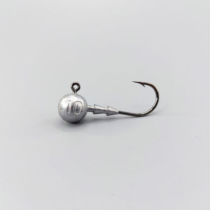 J04 Round Lead Jig Head With Keeper