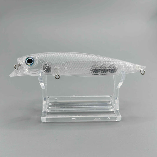 T028 110mm Unpainted Topwater Popper Fishing Lure Blank