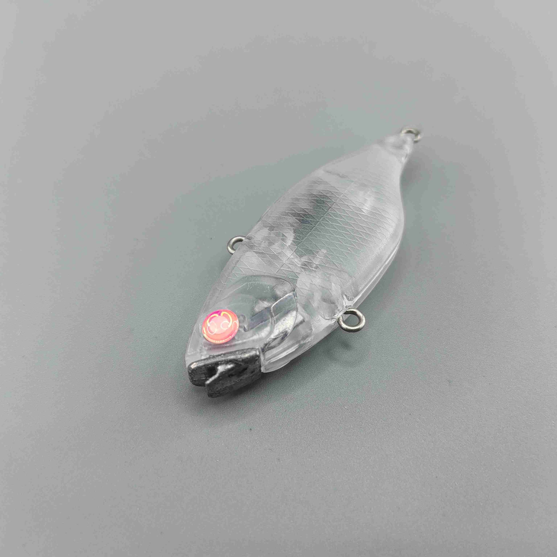 L013 JACKLL TN60 Unpainted Sinking Lipless VIB Fishing Lure Blank