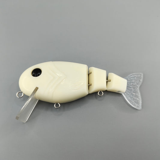 W011 Throwback Swimbait Unpainted Fishing Lure Blank - Custom Lure Online