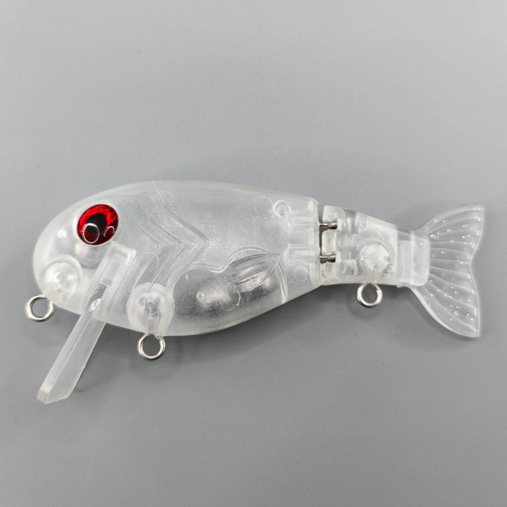 W011 Throwback Swimbait Unpainted Fishing Lure Blank - Custom Lure Online